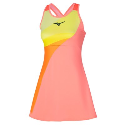 Vestido & Falda Mizuno Release Dress Mujer Coral - Chile M845BNQGVR